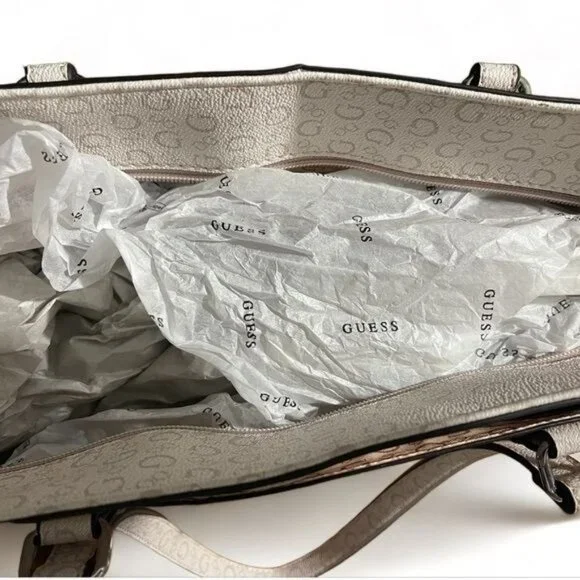 Guess Tote Bag Women Multi Logo, Light Rose, Style CC888325 - Picture 8 of 15